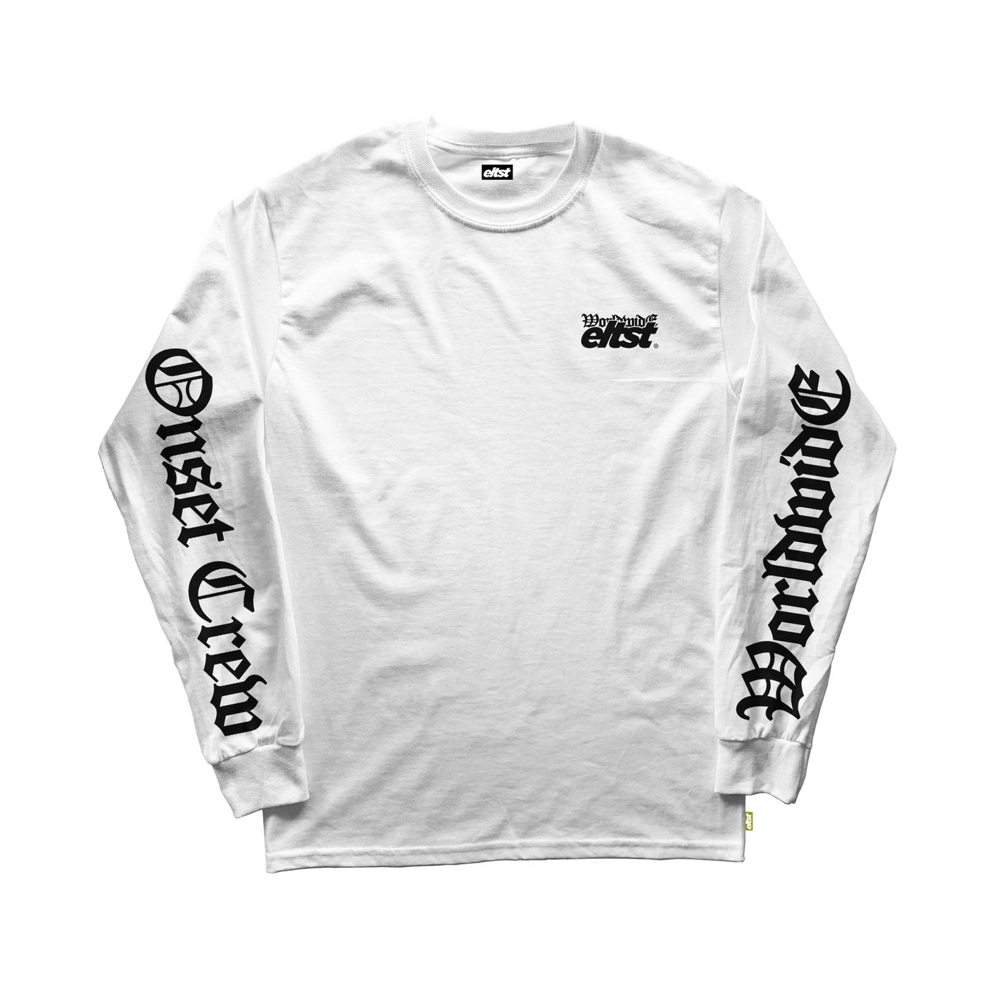 ONSET CREW CUSTOM LS WHT