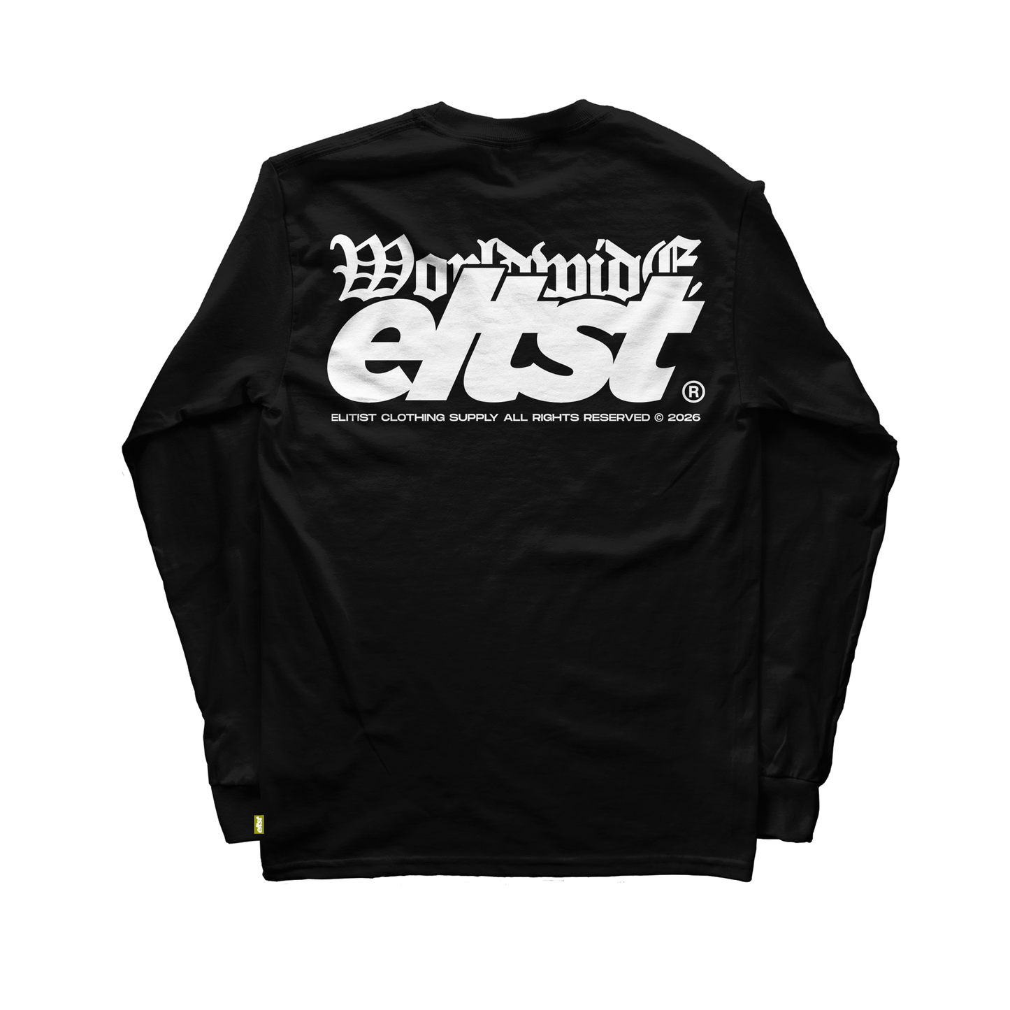 ONSET CREW CUSTOM LS BLK